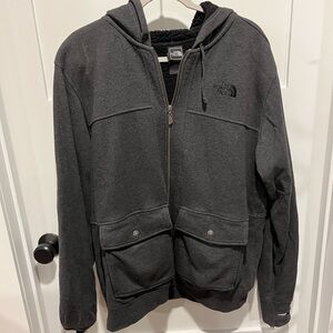 The North Face Black Zip Up Sweater